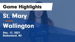 St. Mary  vs Wallington  Game Highlights - Dec. 17, 2021