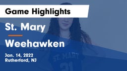 St. Mary  vs Weehawken  Game Highlights - Jan. 14, 2022