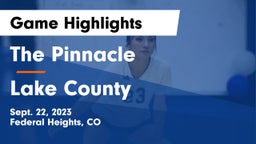 The Pinnacle  vs Lake County  Game Highlights - Sept. 22, 2023