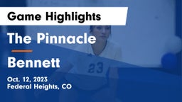 The Pinnacle  vs Bennett  Game Highlights - Oct. 12, 2023