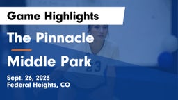 The Pinnacle  vs Middle Park  Game Highlights - Sept. 26, 2023