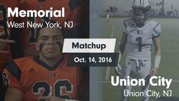 Matchup: Memorial  vs. Union City  2016
