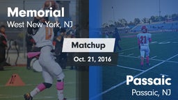 Matchup: Memorial  vs. Passaic  2016
