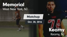 Matchup: Memorial  vs. Kearny  2016