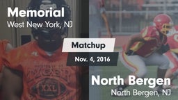 Matchup: Memorial  vs. North Bergen  2016