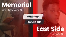 Matchup: Memorial  vs. East Side  2017