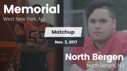 Matchup: Memorial  vs. North Bergen  2017