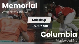 Matchup: Memorial  vs. Columbia  2018