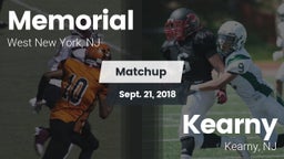 Matchup: Memorial  vs. Kearny  2018