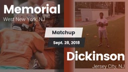 Matchup: Memorial  vs. Dickinson  2018