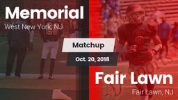 Matchup: Memorial  vs. Fair Lawn  2018