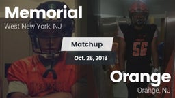 Matchup: Memorial  vs. Orange  2018