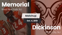 Matchup: Memorial  vs. Dickinson  2019