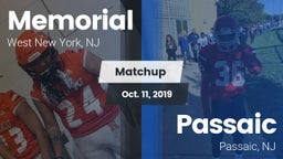 Matchup: Memorial  vs. Passaic  2019