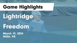 Lightridge  vs Freedom  Game Highlights - March 19, 2024