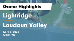 Lightridge  vs Loudoun Valley  Game Highlights - April 5, 2024
