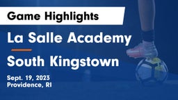 La Salle Academy vs South Kingstown  Game Highlights - Sept. 19, 2023