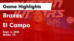 Brazos  vs El Campo Game Highlights - Sept. 6, 2022