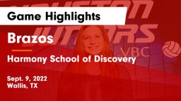 Brazos  vs Harmony School of Discovery Game Highlights - Sept. 9, 2022