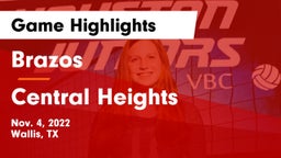 Brazos  vs Central Heights  Game Highlights - Nov. 4, 2022
