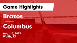 Brazos  vs Columbus  Game Highlights - Aug. 10, 2023
