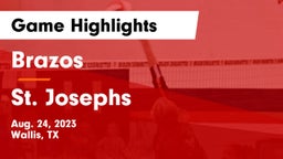 Brazos  vs St. Josephs Game Highlights - Aug. 24, 2023