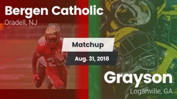 Matchup: Bergen Catholic vs. Grayson  2018