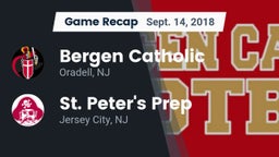 Recap: Bergen Catholic  vs. St. Peter's Prep  2018