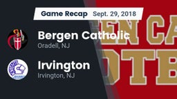 Recap: Bergen Catholic  vs. Irvington  2018