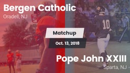 Matchup: Bergen Catholic vs. Pope John XXIII  2018