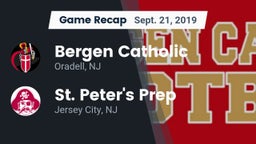 Recap: Bergen Catholic  vs. St. Peter's Prep  2019
