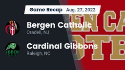 Recap: Bergen Catholic  vs. Cardinal Gibbons  2022