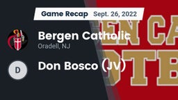 Recap: Bergen Catholic  vs. Don Bosco (JV) 2022