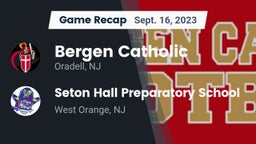 Recap: Bergen Catholic  vs. Seton Hall Preparatory School  2023