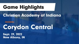 Christian Academy of Indiana vs Corydon Central  Game Highlights - Sept. 29, 2022