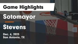 Sotomayor  vs Stevens  Game Highlights - Dec. 6, 2023