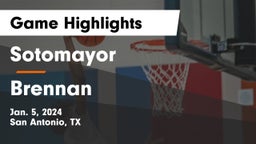 Sotomayor  vs Brennan  Game Highlights - Jan. 5, 2024