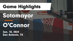 Sotomayor  vs O'Connor  Game Highlights - Jan. 10, 2024