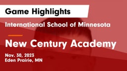 International School of Minnesota  vs New Century Academy Game Highlights - Nov. 30, 2023