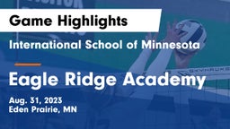 International School of Minnesota  vs Eagle Ridge Academy Game Highlights - Aug. 31, 2023