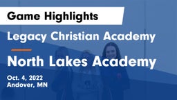 Legacy Christian Academy vs North Lakes Academy Game Highlights - Oct. 4, 2022