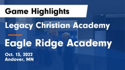 Legacy Christian Academy vs Eagle Ridge Academy Game Highlights - Oct. 13, 2022