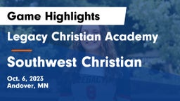 Legacy Christian Academy vs Southwest Christian  Game Highlights - Oct. 6, 2023