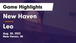 New Haven  vs Leo  Game Highlights - Aug. 30, 2022