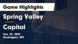 Spring Valley  vs Capital Game Highlights - Oct. 29, 2022