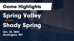 Spring Valley  vs Shady Spring Game Highlights - Oct. 25, 2022