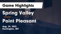 Spring Valley  vs Point Pleasant  Game Highlights - Aug. 24, 2023