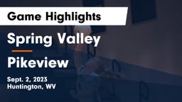 Spring Valley  vs Pikeview Game Highlights - Sept. 2, 2023