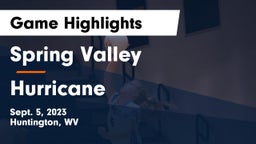 Spring Valley  vs Hurricane  Game Highlights - Sept. 5, 2023