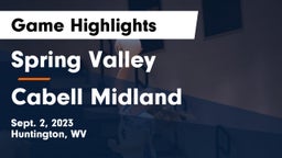 Spring Valley  vs Cabell Midland Game Highlights - Sept. 2, 2023